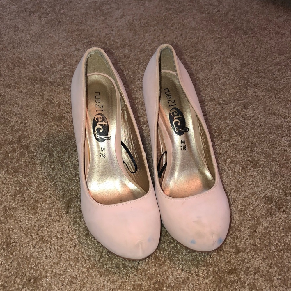 Pink heels